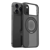 Apple iPhone 18 Pro Max Kılıf M-Safe Şarj Özellikli Zore Luzer 360 Standlı Kapak