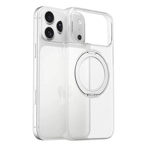 Apple iPhone 18 Pro Max Kılıf M-Safe Şarj Özellikli Zore Luzer 360 Standlı Kapak