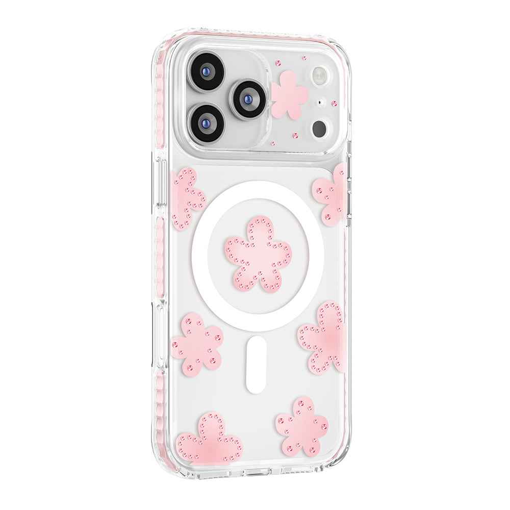 Apple iPhone 18 Pro Max Kılıf M-Safe Şarj Özellikli Zore Paris Elvo Sert PC Kapak