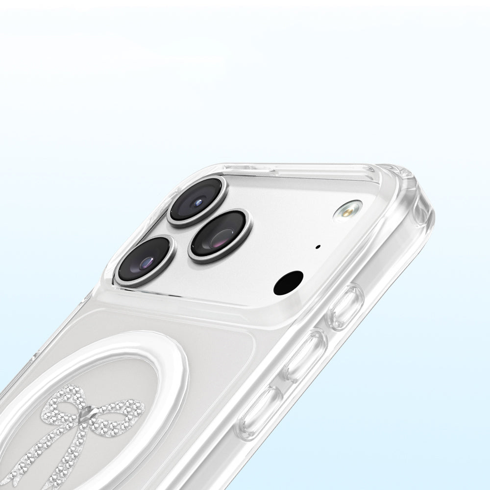 Apple iPhone 18 Pro Max Kılıf M-Safe Şarj Özellikli Zore Paris Mova Sert PC Kapak