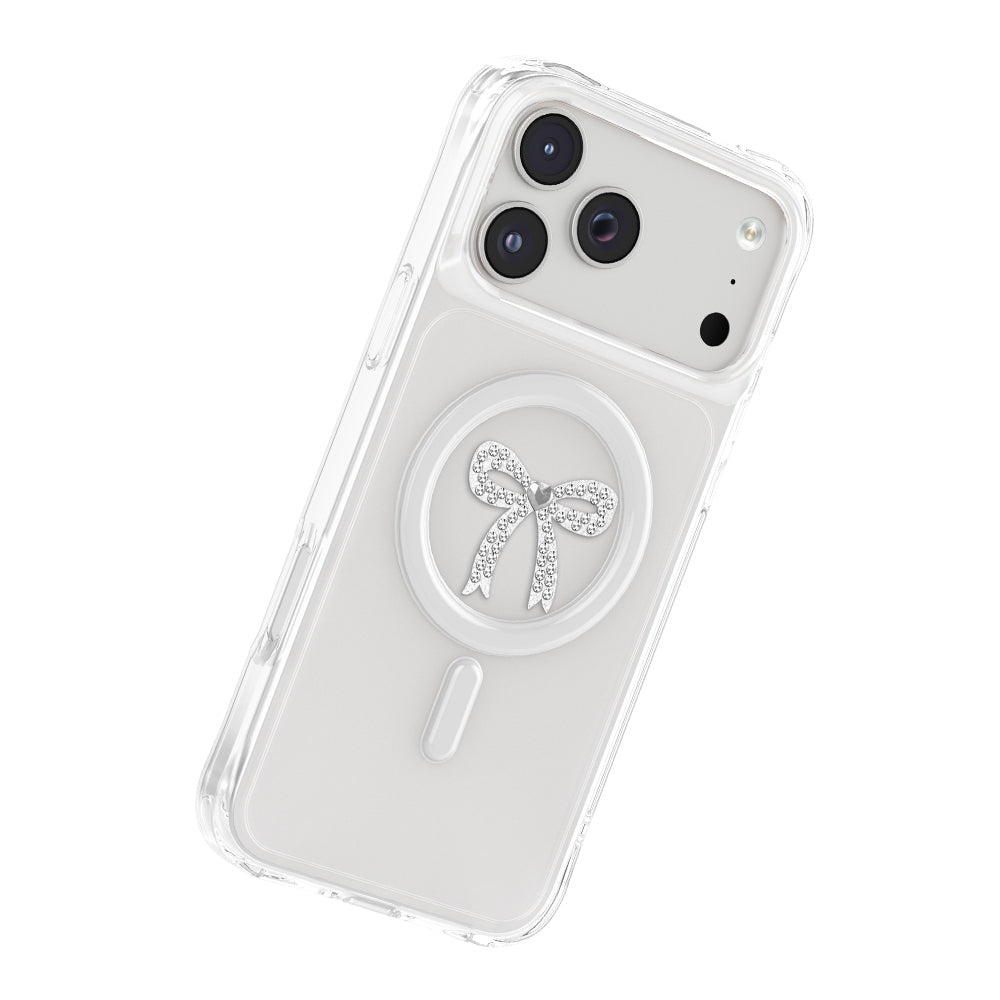 Apple iPhone 18 Pro Max Kılıf M-Safe Şarj Özellikli Zore Paris Mova Sert PC Kapak