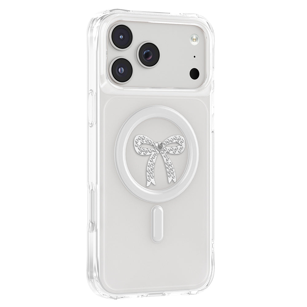 Apple iPhone 18 Pro Max Kılıf M-Safe Şarj Özellikli Zore Paris Mova Sert PC Kapak