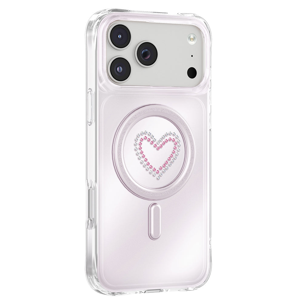 Apple iPhone 18 Pro Max Kılıf M-Safe Şarj Özellikli Zore Paris Mova Sert PC Kapak