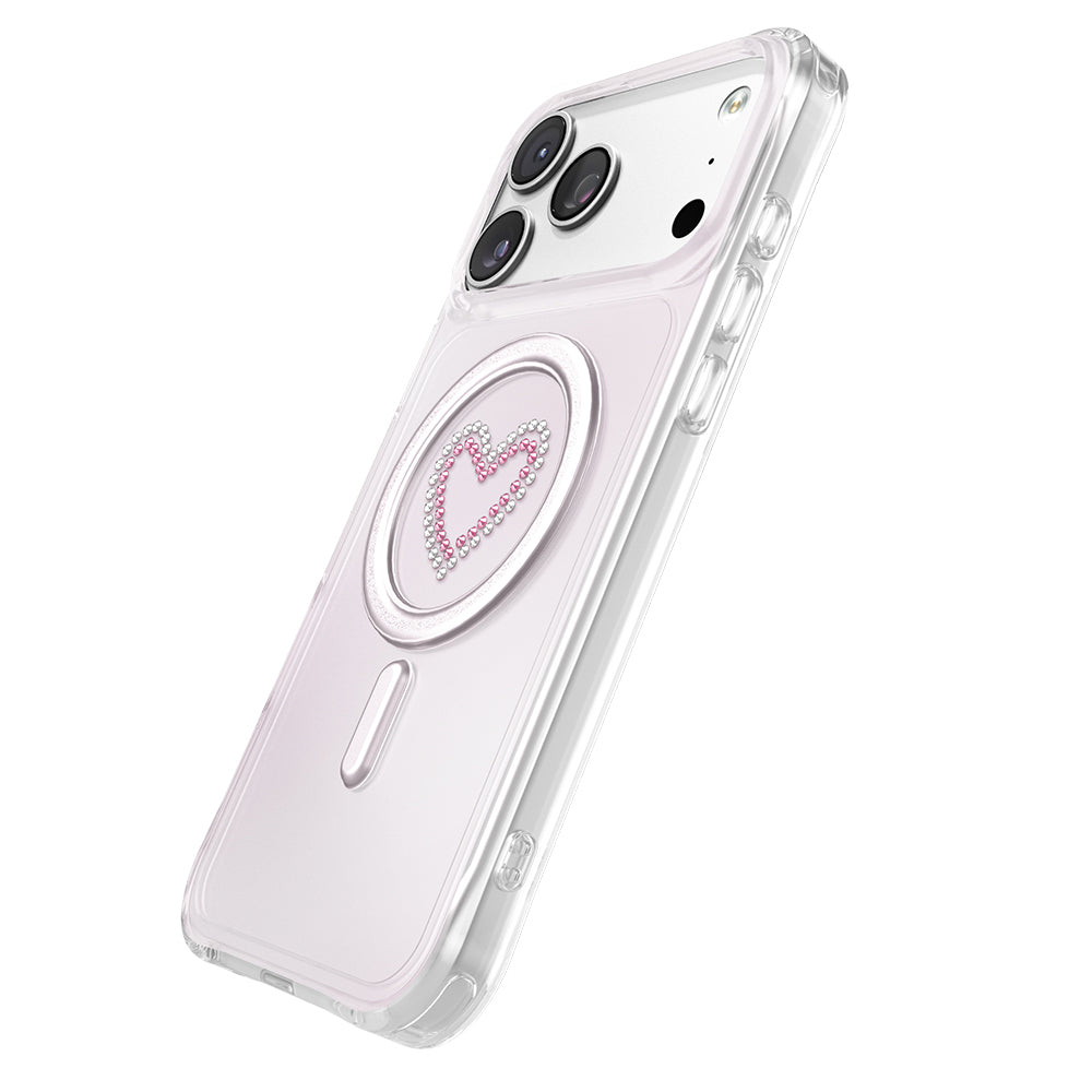 Apple iPhone 18 Pro Max Kılıf M-Safe Şarj Özellikli Zore Paris Mova Sert PC Kapak