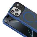 Apple iPhone 18 Pro Max Kılıf Mat Arka Yüzey Wireless Şarj Özellikli Zore Flet M-safe Kapak