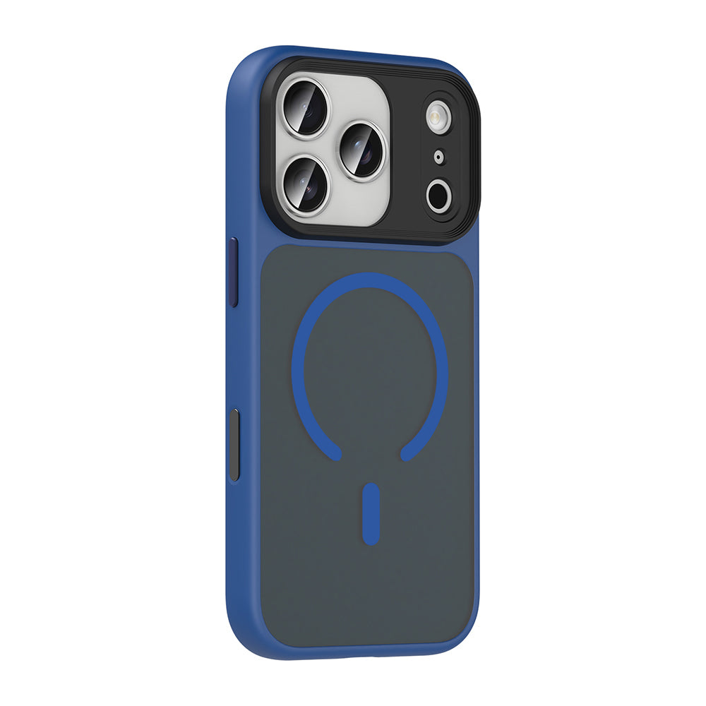 Apple iPhone 18 Pro Max Kılıf Mat Arka Yüzey Wireless Şarj Özellikli Zore Flet M-safe Kapak