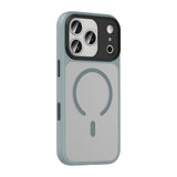 Apple iPhone 18 Pro Max Kılıf Mat Arka Yüzey Wireless Şarj Özellikli Zore Flet M-safe Kapak