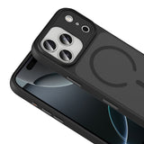 Apple iPhone 18 Pro Max Kılıf Mat Arka Yüzey Wireless Şarj Özellikli Zore Flet M-safe Kapak