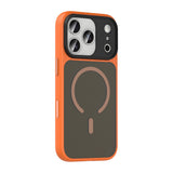 Apple iPhone 18 Pro Max Kılıf Mat Arka Yüzey Wireless Şarj Özellikli Zore Flet M-safe Kapak