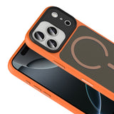 Apple iPhone 18 Pro Max Kılıf Mat Arka Yüzey Wireless Şarj Özellikli Zore Flet M-safe Kapak