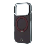 Apple iPhone 18 Pro Max Kılıf Mercedes Benz Orjinal Lisanslı M-safe Şarj Özellikli 360 Derece Dönebilen Standlı Metal Logolu Sert PC Kapak