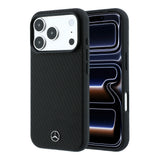 Apple iPhone 18 Pro Max Kılıf Mercedes Benz Orjinal Lisanslı M-safe Şarj Özellikli 3D Metal Logolu Wrap Wood Deri Kapak