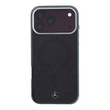 Apple iPhone 18 Pro Max Kılıf Mercedes Benz Orjinal Lisanslı M-safe Şarj Özellikli Çift Katmanlı Yıldız Desenli Sert PC Kapak