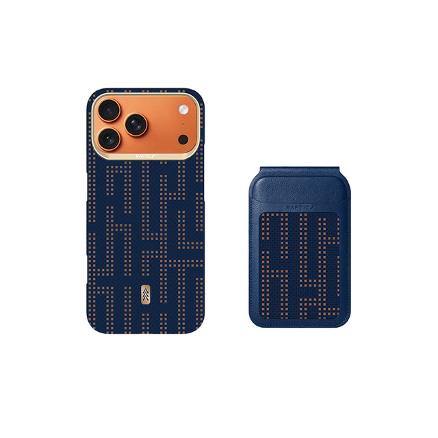 Apple iPhone 18 Pro Max Kılıf Raptic 2in1 Bundle Kit Aramid Skin Grid Serisi Kartlık ve Karbon Kapak