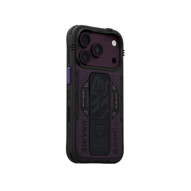 Apple iPhone 18 Pro Max Kılıf SkinArma M-safe Şarj Özellikli Airbag Tasarımlı Standlı Phantom Kapak