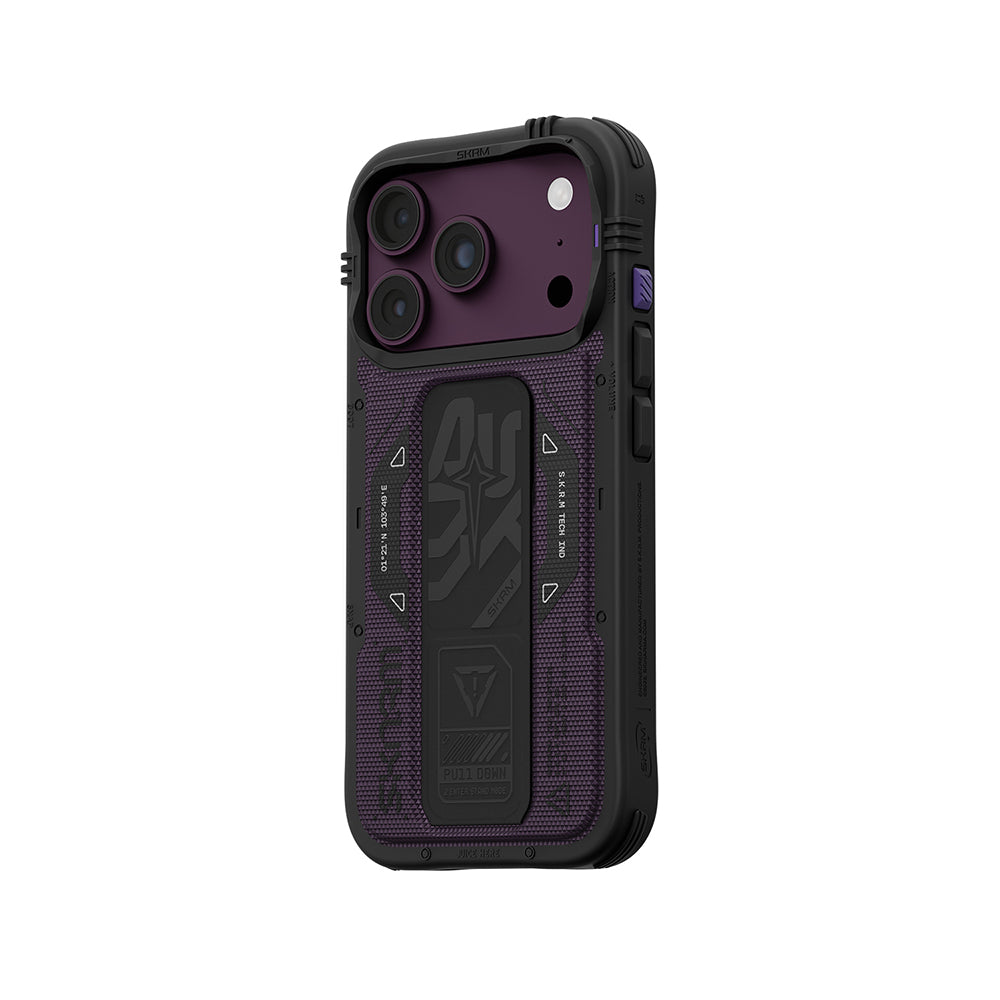 Apple iPhone 18 Pro Max Kılıf SkinArma M-safe Şarj Özellikli Airbag Tasarımlı Standlı Phantom Kapak