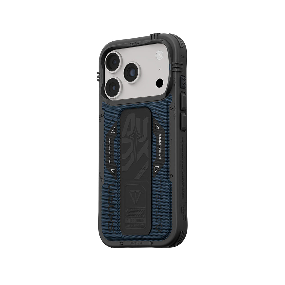 Apple iPhone 18 Pro Max Kılıf SkinArma M-safe Şarj Özellikli Airbag Tasarımlı Standlı Phantom Kapak