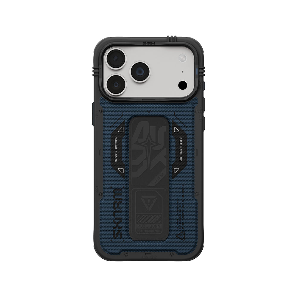 Apple iPhone 18 Pro Max Kılıf SkinArma M-safe Şarj Özellikli Airbag Tasarımlı Standlı Phantom Kapak