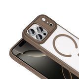 Apple iPhone 18 Pro Max Kılıf Wireless Şarj Özellikli Zore Krom M-safe Silikon Kapak