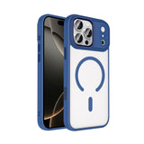 Apple iPhone 18 Pro Max Kılıf Wireless Şarj Özellikli Zore Krom M-safe Silikon Kapak