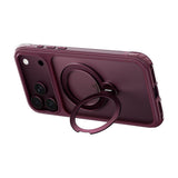 Apple iPhone 18 Pro Max Kılıf Wiwu AG-203 AeroGuard Ultra Serisi M-safe Şarj Özellikli Airbag Tasarımlı Standlı Kapak