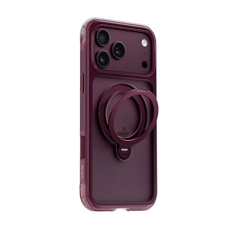 Apple iPhone 18 Pro Max Kılıf Wiwu AG-203 AeroGuard Ultra Serisi M-safe Şarj Özellikli Airbag Tasarımlı Standlı Kapak