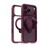 Apple iPhone 18 Pro Max Kılıf Wiwu AG-203 AeroGuard Ultra Serisi M-safe Şarj Özellikli Airbag Tasarımlı Standlı Kapak
