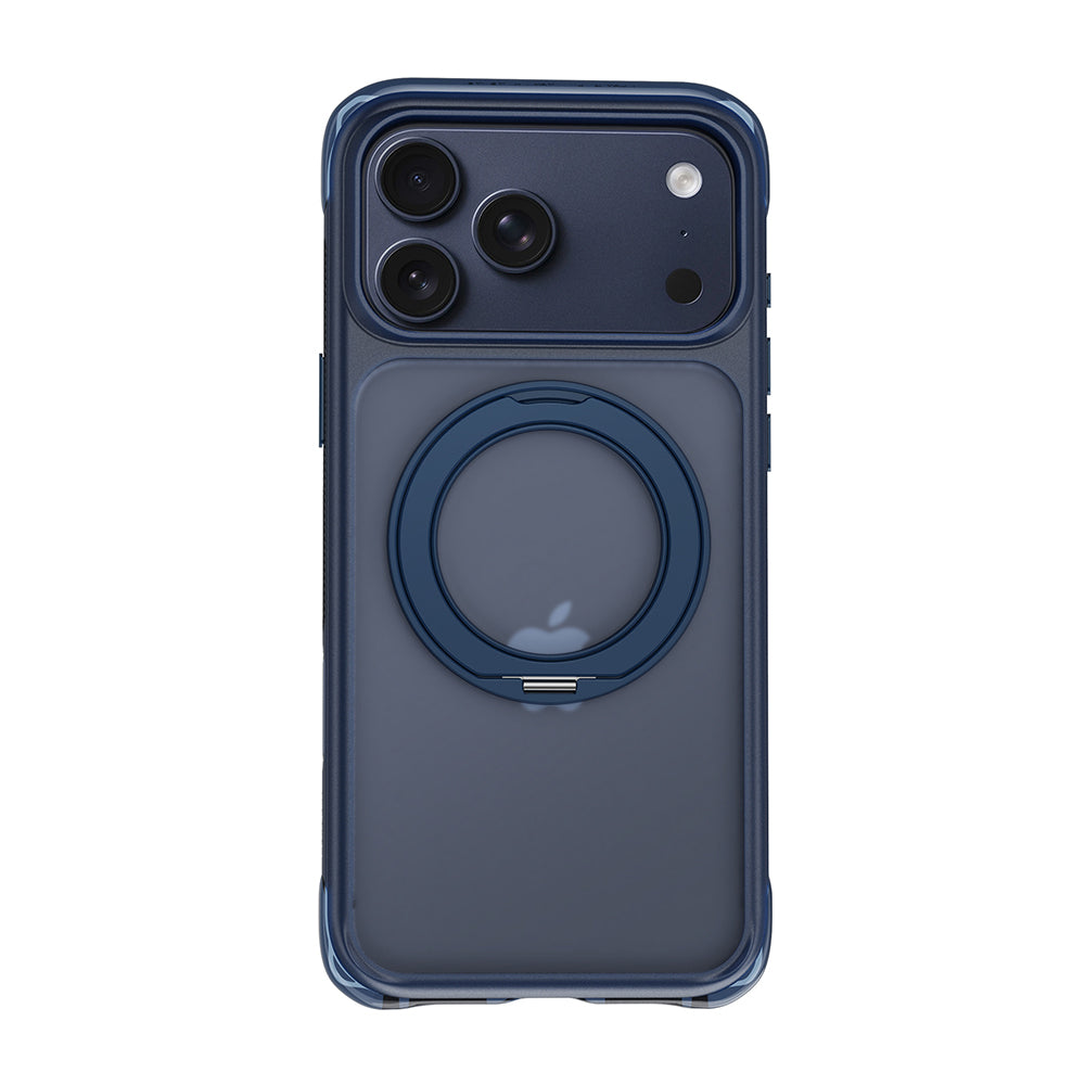 Apple iPhone 18 Pro Max Kılıf Wiwu AG-203 AeroGuard Ultra Serisi M-safe Şarj Özellikli Airbag Tasarımlı Standlı Kapak