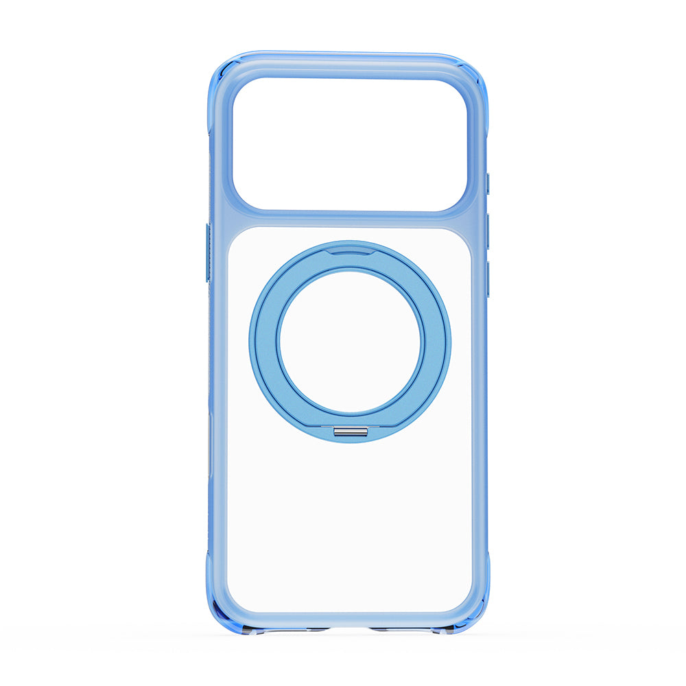 Apple iPhone 18 Pro Max Kılıf Wiwu AG-203 AeroGuard Ultra Serisi M-safe Şarj Özellikli Airbag Tasarımlı Standlı Kapak