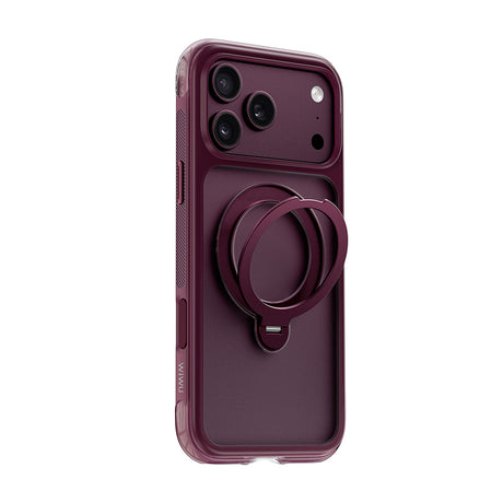 Apple iPhone 18 Pro Max Kılıf Wiwu AS-203 AeroShield Ultra Serisi M-safe Şarj Özellikli Airbag Tasarımlı Standlı Kapak
