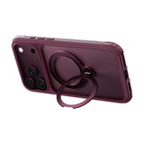 Apple iPhone 18 Pro Max Kılıf Wiwu AS-203 AeroShield Ultra Serisi M-safe Şarj Özellikli Airbag Tasarımlı Standlı Kapak
