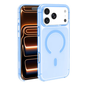 Apple iPhone 18 Pro Max Kılıf Zore M-safe Şarj Özellikli Şeffaf Kamera Çerçeveli Porto Kapak