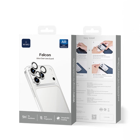 Apple iPhone 18 Pro Max Wiwu LG-005 Falcon Anti Reflective Çizilmeye Karşı Dayanıklı Kamera Lens Koruyucu