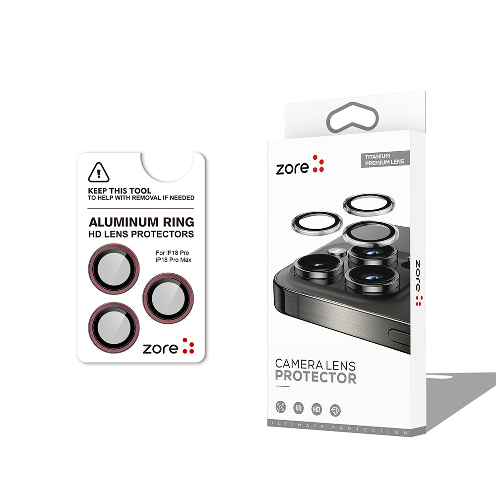 Apple iPhone 18 Pro Zore CL-12 Premium Safir Parmak İzi Bırakmayan Anti-Reflective Kamera Lens Koruyucu