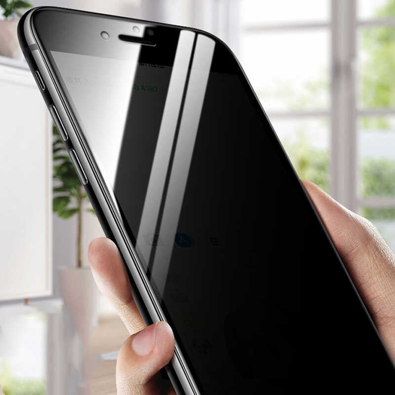 Apple iPhone 6 Davin 5D Privacy Cam Ekran Koruyucu
