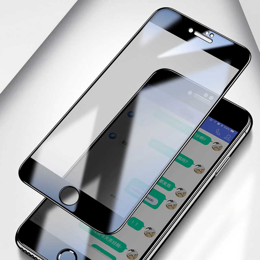 Apple iPhone 6 Davin 5D Privacy Cam Ekran Koruyucu