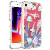 Apple iPhone 7 Kılıf Kamera Korumalı Renkli Desenli Sert Silikon Zore Korn Kapak