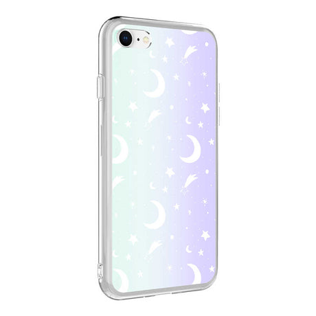 Apple iPhone 7 Kılıf Zore M-Blue Desenli Kapak