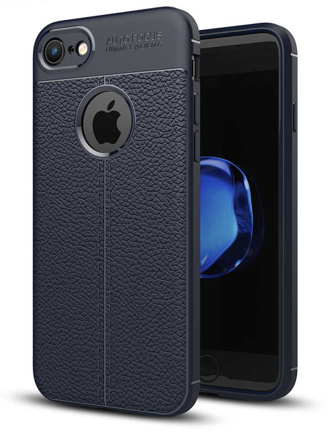 Apple iPhone 7 ブラック ケース付き Apple iPhone 7 Kılıf Zore Niss Silikon Kapak - KAPAKOLSUN