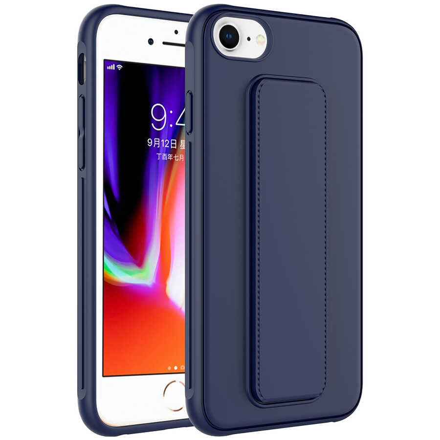 Apple iPhone 7 Kılıf Zore Qstand Kapak