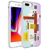 Apple iPhone 7 Plus Kılıf Airbag Kenarlı Renkli Desenli Silikon Zore Elegans Kapak
