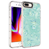 Apple iPhone 7 Plus Kılıf Kamera Korumalı Renkli Desenli Sert Silikon Zore Korn Kapak