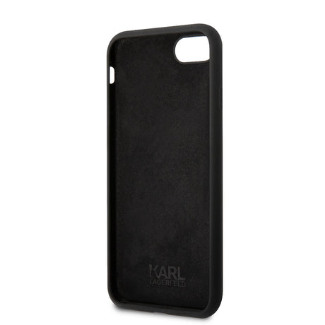 Apple iPhone 8 Kılıf Karl Lagerfeld Silikon Choupette Dizayn Kapak