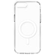 Apple iPhone 8 Plus Kılıf M-safe Şarj Özellikli Şeffaf Sert PC Zore Embos Kapak