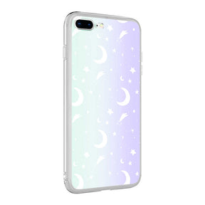 Apple iPhone 8 Plus Kılıf Zore M-Blue Desenli Kapak