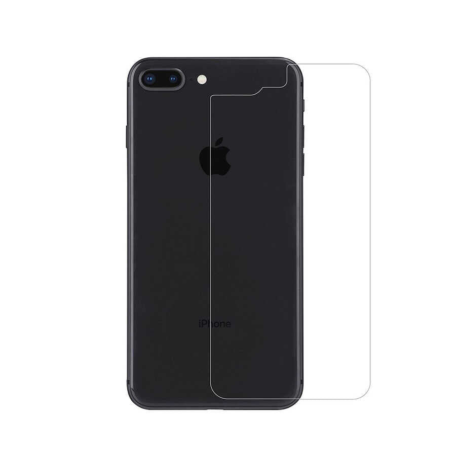 Apple iPhone 8 Plus Zore Back Maxi Glass Temperli Cam Arka Koruyucu