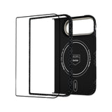 Apple iPhone Duo Benks ArmorAir ArmorGrid Grand Combo Üçlü Aksesuar Seti (Ön Arka Kevlar Karbon Kapak + Ekran Koruyucu)