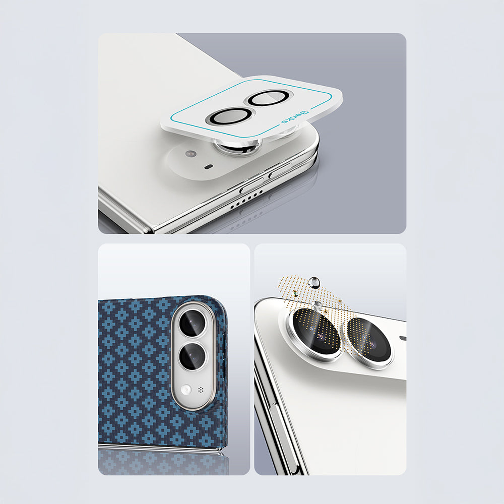 Apple iPhone Duo Benks OmniWarrior Kamera Lens Koruyucu + Kolay Uygulama Aparatlı