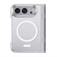 Apple iPhone Duo (Fold) Kılıf M-Safe Şarj Özellikli Raptic Air Clear Serisi Airbagli Kapak