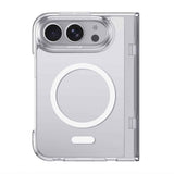 Apple iPhone Duo (Fold) Kılıf M-Safe Şarj Özellikli Raptic Air Clear Serisi Airbagli Kapak